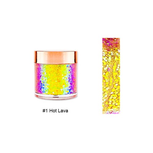 Chameleon Sequin Chrome Multi Pigments Glitter Lasting Eyeshadow Shadow Long UK - Picture 12 of 33