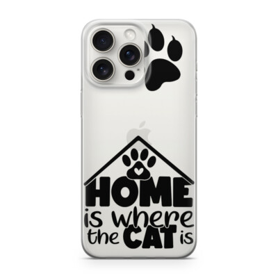 Sunny-Case Handyhülle für iphone 7 PLUS / 8PLUS Home is where cat is Nr.761 Ha