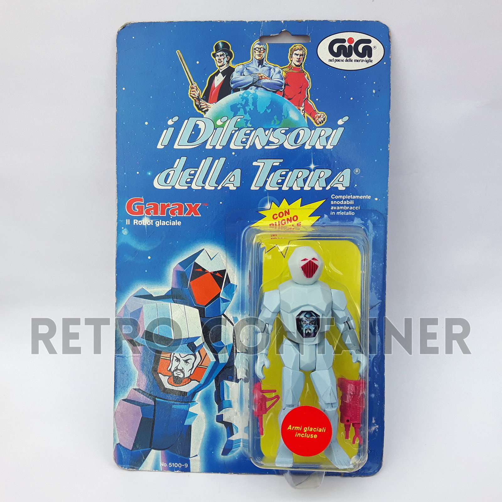 DEFENDERS OF THE EARTH - I DIFENSORI DELLA TERRA - Garax GIG MISB MOC NEW DEFENDERS OF THE EARTH - I DIFENSORI DELLA TERRA - Garax GIG MISB MOC NEW