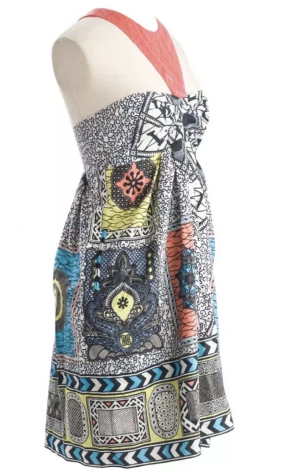 Matthew Williamson Patchwork Pattern Cotton Midi … - image 3