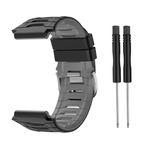 Cinturino Cintura per Garmin-Forerunner 920XT Braccialetto Silicone Durevole - Foto 9 di 23