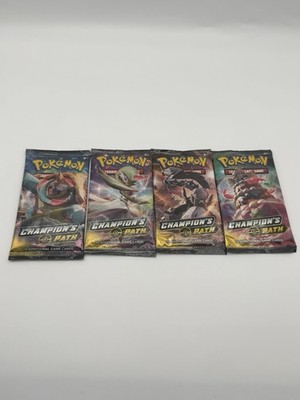 champion's path booster box ebay Pokeman Champions Packs Bundle Lot of 4 Sealed Packs : Toys & Games and every booster back promises at least a holographic card Pokemon Champions Path Booster Pack