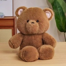 Teddy Bear Pillow Plush Toy 17" Stuffed Animal Toddler Doll Gift for Kids