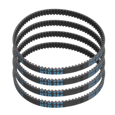 4pcs HTD-3M Rubber Timing Belt 88 Teeth 264mm Pitch Length x 6mm Width