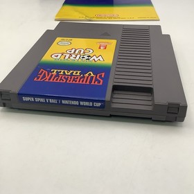 Super Spike V'Ball / Nintendo World Cup NES Cartridge with Manual Only