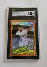 2020 Topps Chrome '85 Jesus Luzardo ORANGE AUTO RC *SGC 10! Luzardo RC lot of 11