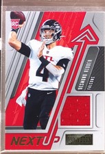 2022 Playbook Desmond Ridder RC JSY #NU-4 Falcons Next Up Jerseys