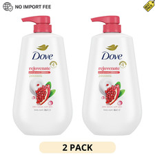 2 Pack Dove Rejuvenating Body Wash Pomegranate Hibiscus 30.6 Oz Pump