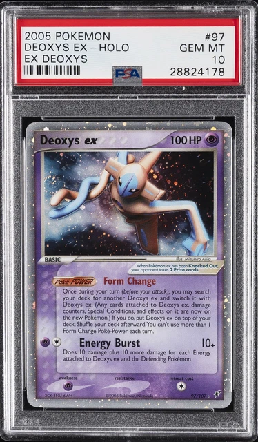 2005 POKEMON EX DEOXYS #97 DEOXYS EX-HOLO PSA 10