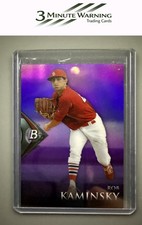 2014 Bowman Platinum #BPCP79 Robert Kaminsky Chrome Prospects Purple Refractors