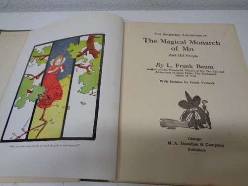The Magical Monarch of Mo by L. Frank Baum, 1st Edition (1903) with Color Plates - Picture 4 of 8