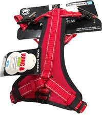 KONG Max Dog Waste Bag Harness Padded Neoprene SMALL ULTRA DURABLE Red QTY