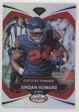 2018 Certified Certified Diamonds Mirror Red 18/99 Jordan Howard #14 8rw