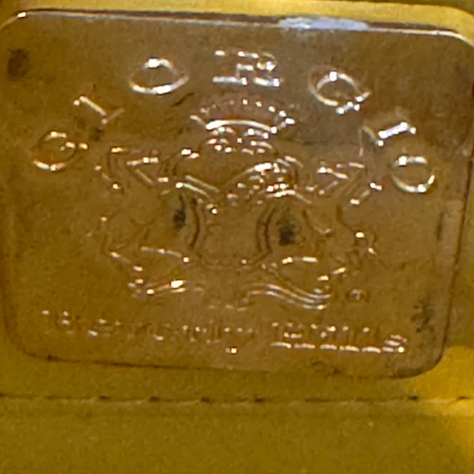 Vintage Giorgio Beverly Hills 1980s Quilted Leather Crossbody Shoulder Bag Cube - Image 4 of 4