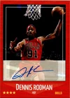 Dennis Rodman Signed Custom Trading Card Auto Chicago Bulls NBA HOF