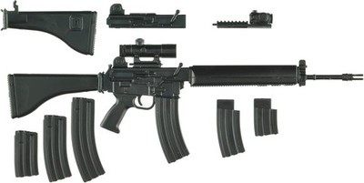 Little Armory LA087 AR18 Type Plastic Model Kit 323013 | eBay