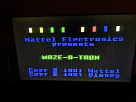 Intellivision II Console System w/ Box 2 Controllers Console & 21 Games - Tested