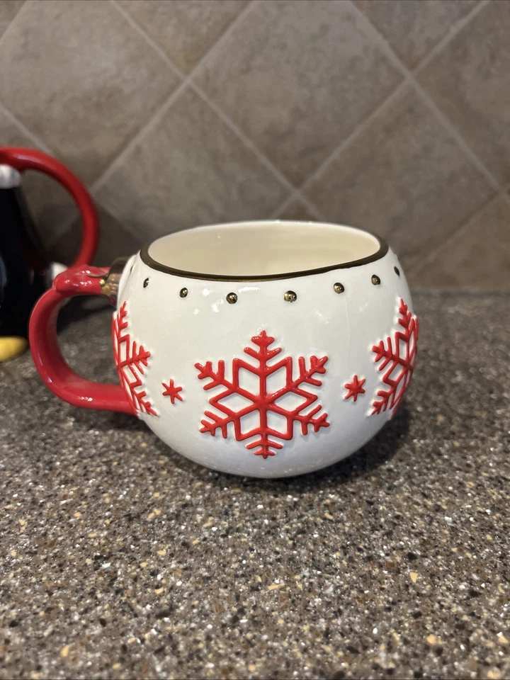 NEW Set Of 4 Assorted  Williams Sonoma Twas Christmas Mugs - Image 4 of 4