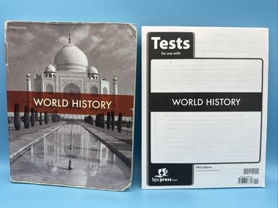 Bob Jones World History Student Text & Tests (5th Edition) 10th Grade