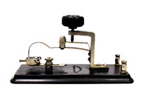 VINTAGE 1900s VERY NICE" A. W. BOWMAN " OLD EARLY ANTIQUE CRYSTAL RADIO DETECTOR