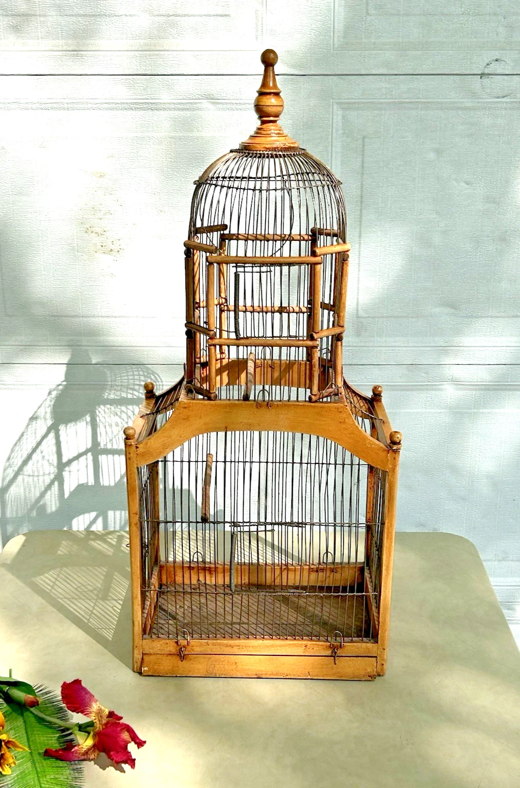 Bird Cage Dome Style 32.5" Tall Vintage