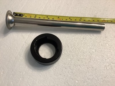 1/2''  Sausage stuffing tube funnel Enterprise Cast Iron Stuffer Lard Press