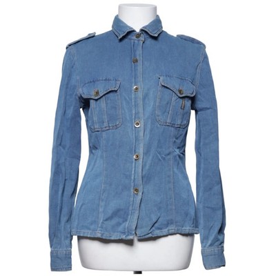 B-Code, Jeanshemd, Größe: L, Blau, Baumwolle, Einfarbig, Damen #ClO