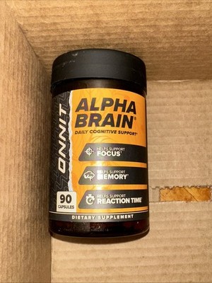 Onnit Labs Alpha Brain Memory & Focus  90 Capsules Caps 4/2027 New LOOK