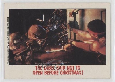1988 O-Pee-Chee Fright Flicks The Label Said Not to Open Before Christmas! 0s6p