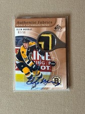 2005-06 Upper Deck SP Game Used Glen Murray Authentic Fabrics Auto Patch /50