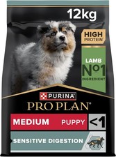 PRO PLAN® Medium Puppy Sensitive Digestion Dry Dog Food with Lamb 12kg 4.62 per kilo