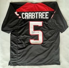 Michael Crabtree Signed Jersey Beckett COA Texas Tech Red Raiders