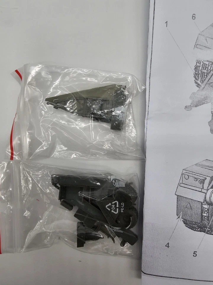 resin Bausatz 1:87 Dolly Achse zu Blumhardt Auflieger militär Arsenal m panzer - Bild 2 von 2