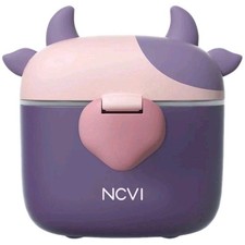 NCVI Portable Milk Powder Box 230g Includes 1oz Scoop Purple 