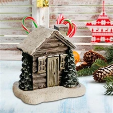 Christmas Cabin Incense Burner Log Cabin Incense Burner Collection Small Wooden