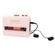 Class Portable Walkman Retro Cassette Player With Headphones – Pink/Gold C15