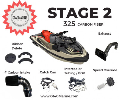 Sea-Doo 325 Stage 2 Carbon Fiber Kit RXP-X RXT-X GTX 2024-2026 Power Upgrade