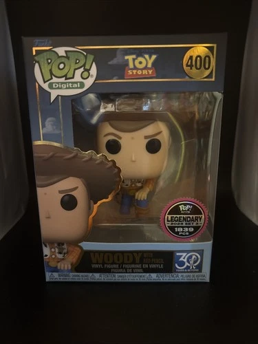 Funko Pop Digital Toy Story Woody With Red Pencil #400 Legendary
