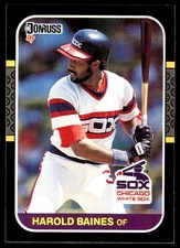 Harold Baines 1987 Donruss #429 White Sox MLB READ FREE SHIPPING AutographDen