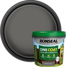 Image of Ronseal One Coat Fence Life 5L  Charcoal Grey