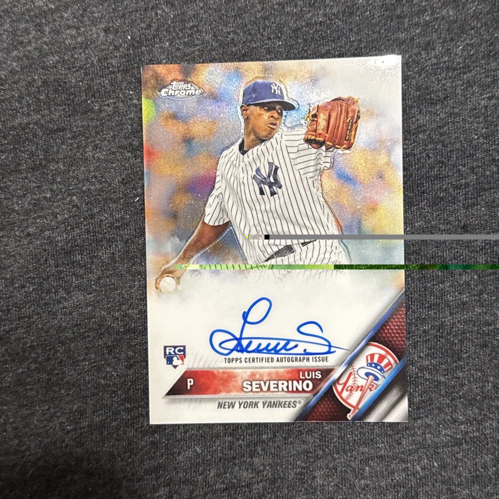 2016 Topps Chrome Luis Severino Rookie Auto Autograph #RA-LS 🔥🔥🔥
