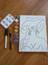 9x13 Sip N Paint Self Care Paint Kit