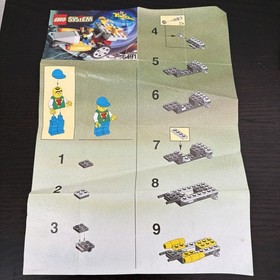 LEGO System Time Cruisers: Rocket Racer (6491) Complete With Instructions