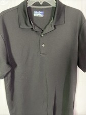Ben Hogan Polo Mens Med Golf Shirt Blue/Black Performance Activewear Lot Of 2