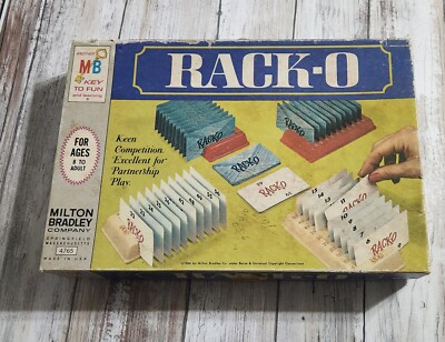 Vintage RACK-O Card Game By Milton Bradley 1966 - Complete Racko
