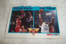 1991 Hoops League Leaders Scoring Michael Jordan & Karl Malone #306