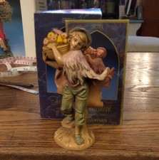 5" Fontanini Italian Nativity VILLAGER SETH 52597 Depose Italy 1987