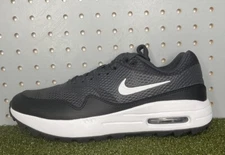 Nike Men's Air Max 1 G Spikeless Golf Cleats CI7576 001 Black White Size 7.5 New