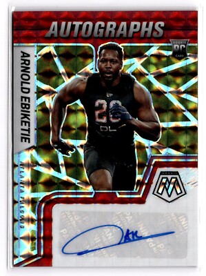2022 Panini Mosaic Prizm Arnold Ebiketie  #RAM-AE Auto RC Atlanta Falcons 