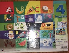4 Children  s Puzzles - 25 Pieces Puzzles. NEW